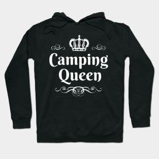 Camping Queen Campground RV Caravan Outdoor Gift Hoodie